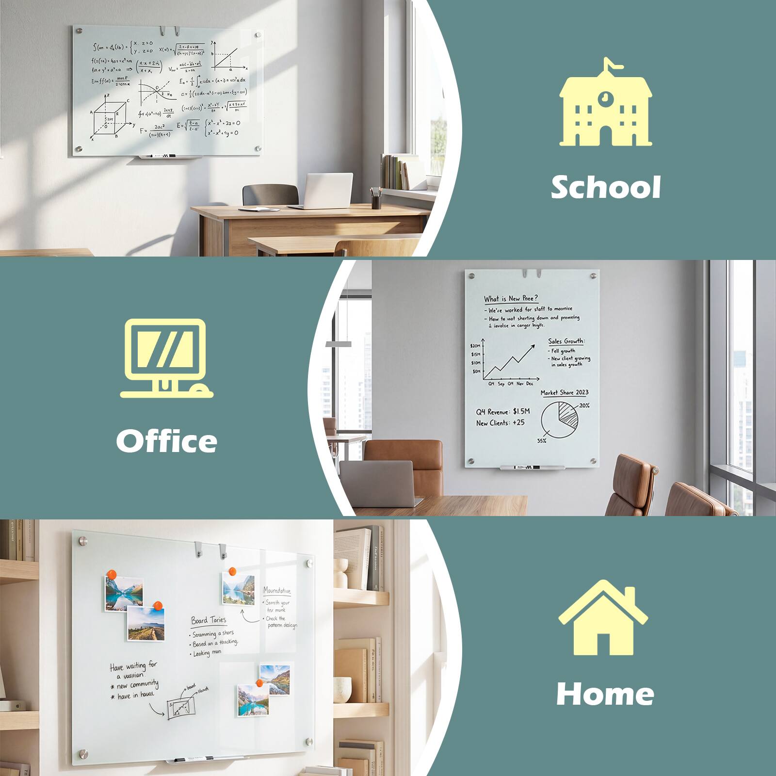 School

Office

Home