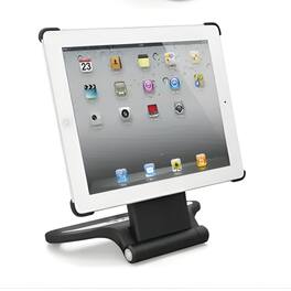 Kitcheniva - Adjustable 360 iPad Stand With Stable Base And Perfect Viewing Position - Black