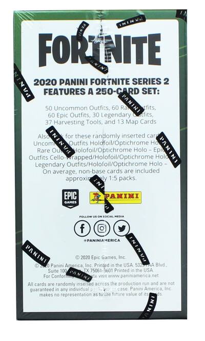 Fortnite Series 2 Trading Cards Blaster Box | 6 Packs Fortnite Series 2 Trading Cards Blaster Box | 6 Packs