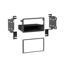 Front. Metra - Dash Kit for Select 2011-2013 Nissan Rogue DIN/DDIN - Black.