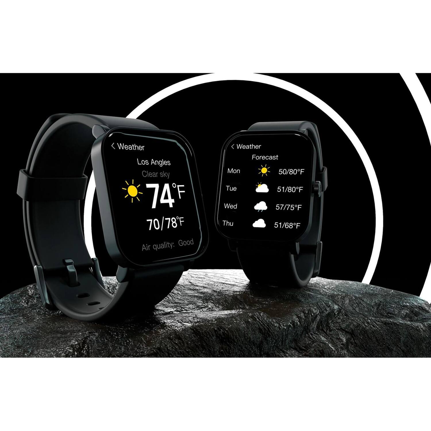 Weather Los Angeles Clear sky 74°F 70/78°F Air quality: Good

Weather Forecast
Mon 50/80°F
Tue 51/80°F
Wed 57/75°F
Thu 51/68°F