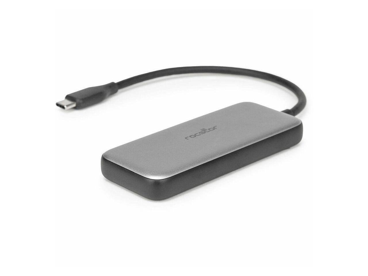 Alt View 4. Rocstor - PREMIUM USB-C HUB - USB-C TO QUAD USB-C 3.1 GEN2 10GBPS PORTS - USB-C MALE INPUT.
