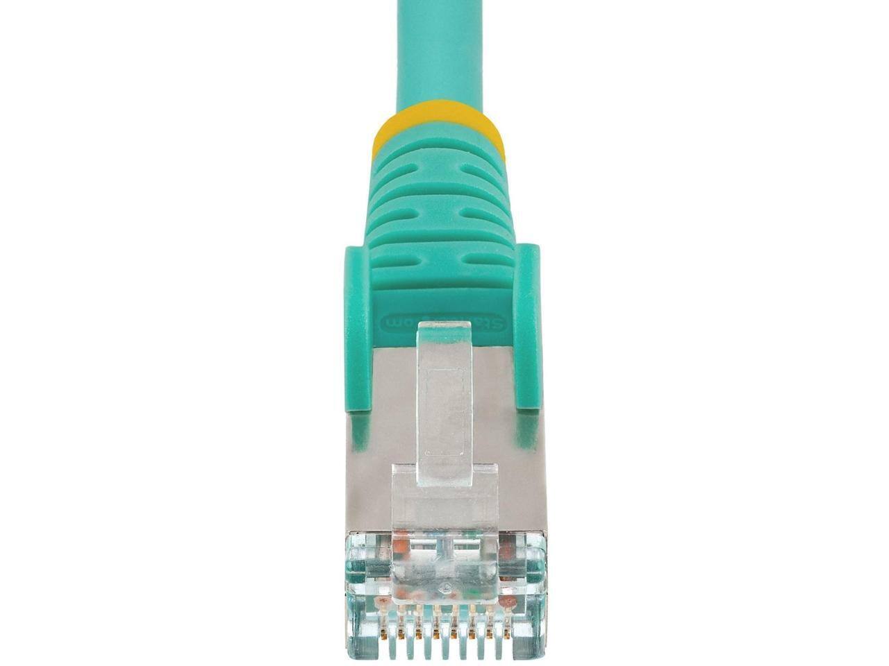 Alt View 3. StarTech.com - StarTech 20ft CAT6a Snagless S/FTP Ethernet Cable Aqua NLAQ20FCAT6APATCH.