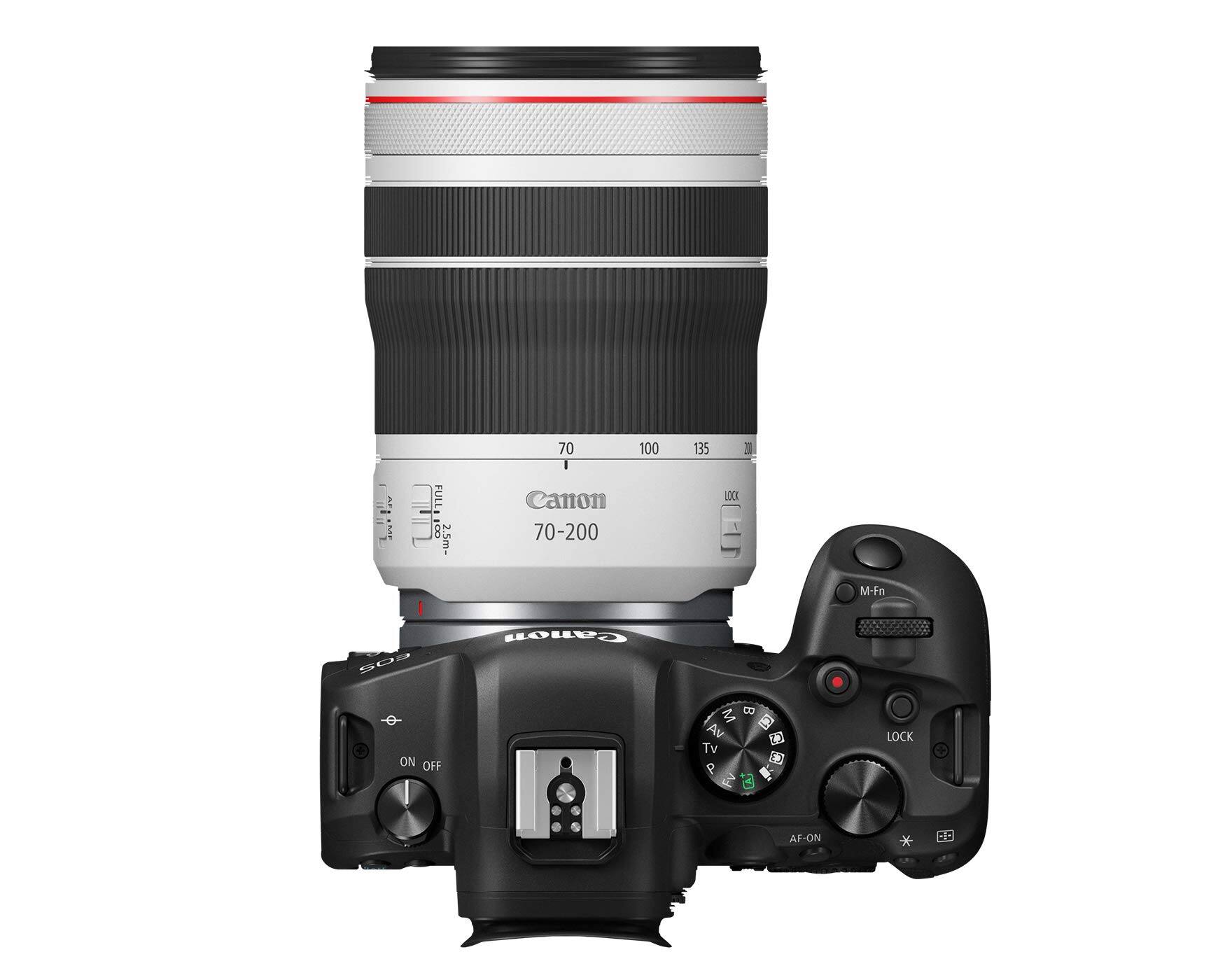 A FULL E 8 2.5m- 70 I Canon 70-200 100 135 I LOCK M-Fn S02 CaTo ON OFF B 3 Au Tv 9 a 13 C LOCK AF-ON