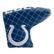 Front. Team Golf - Indianapolis Colts Quilted Blade Putter Cover - Multicolor.