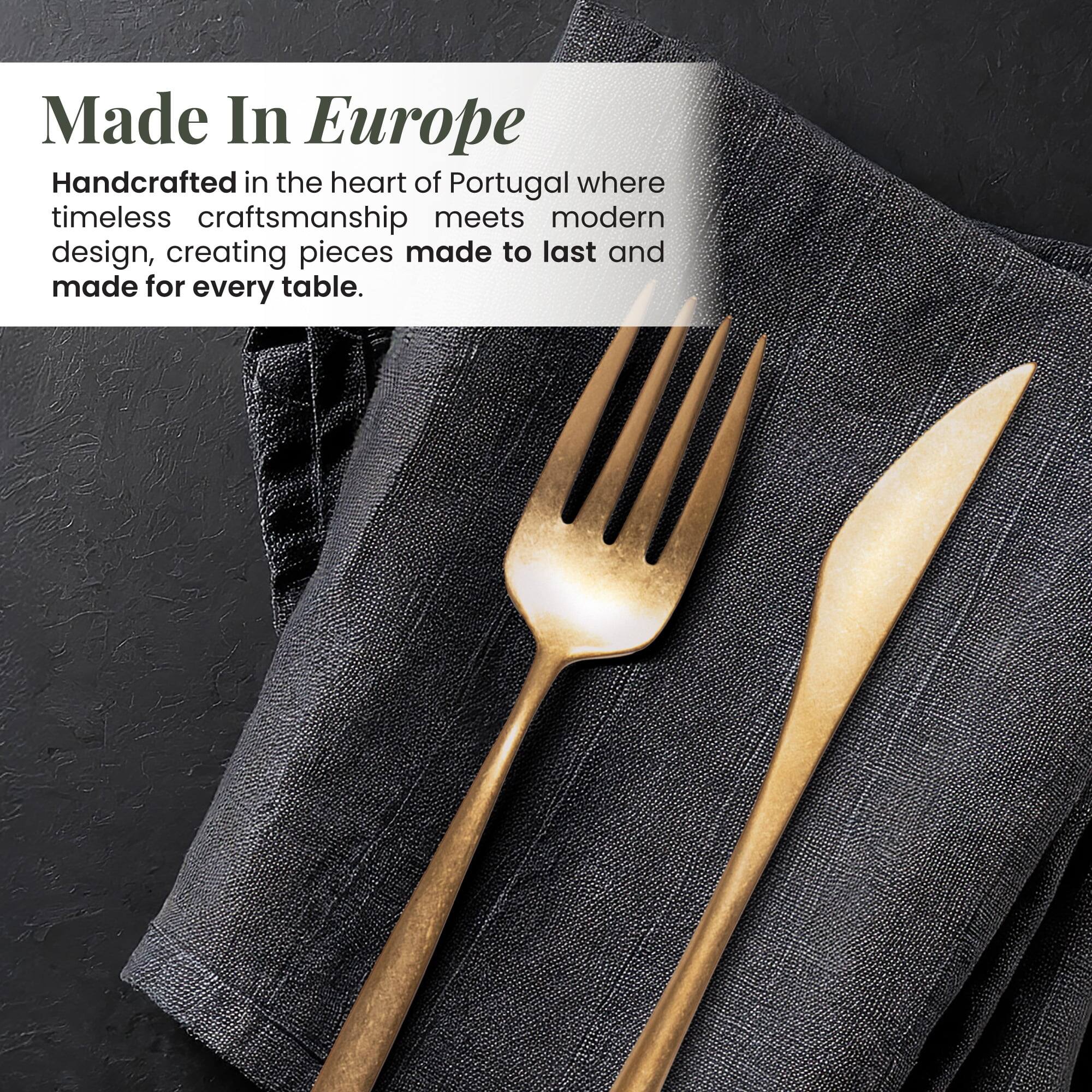 Made In Europe

Handcrafted in the heart of Portugal where timeless craftsmanship meets modern design, creating pieces made to last and made for every table.