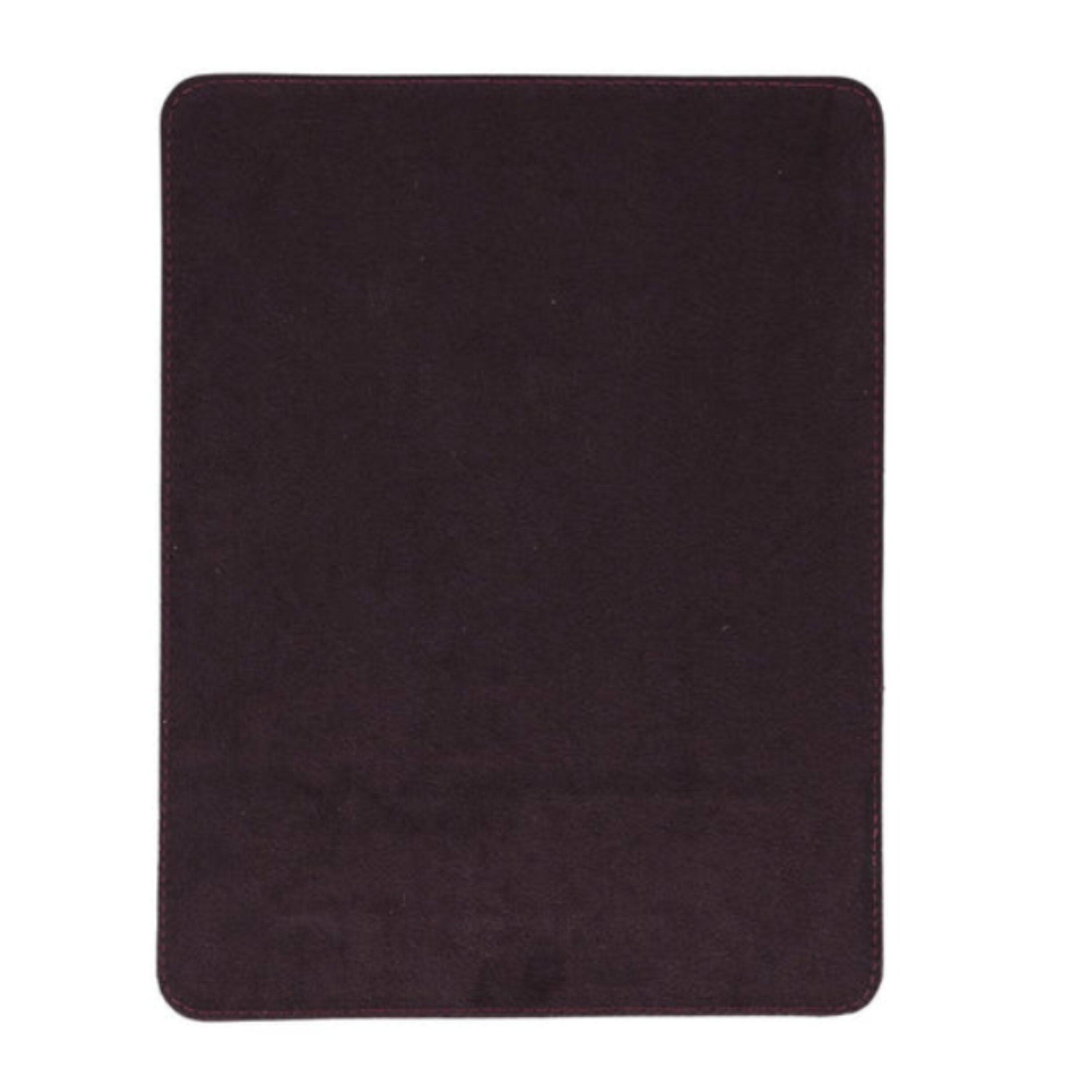 Left. Kitcheniva - Leather Mouse Pad With Hand Support For Comfort Purple - Purple.