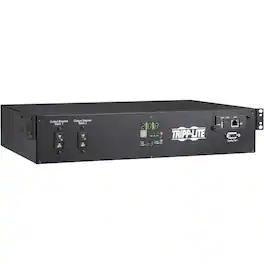 Tripp Lite - by Eaton 5.8kW 208/240V Single-Phase ATS/Monitored PDU - 16 C13, 2 C19 & 1 L6-30R Outlets, Dual L6-30P - Unknown