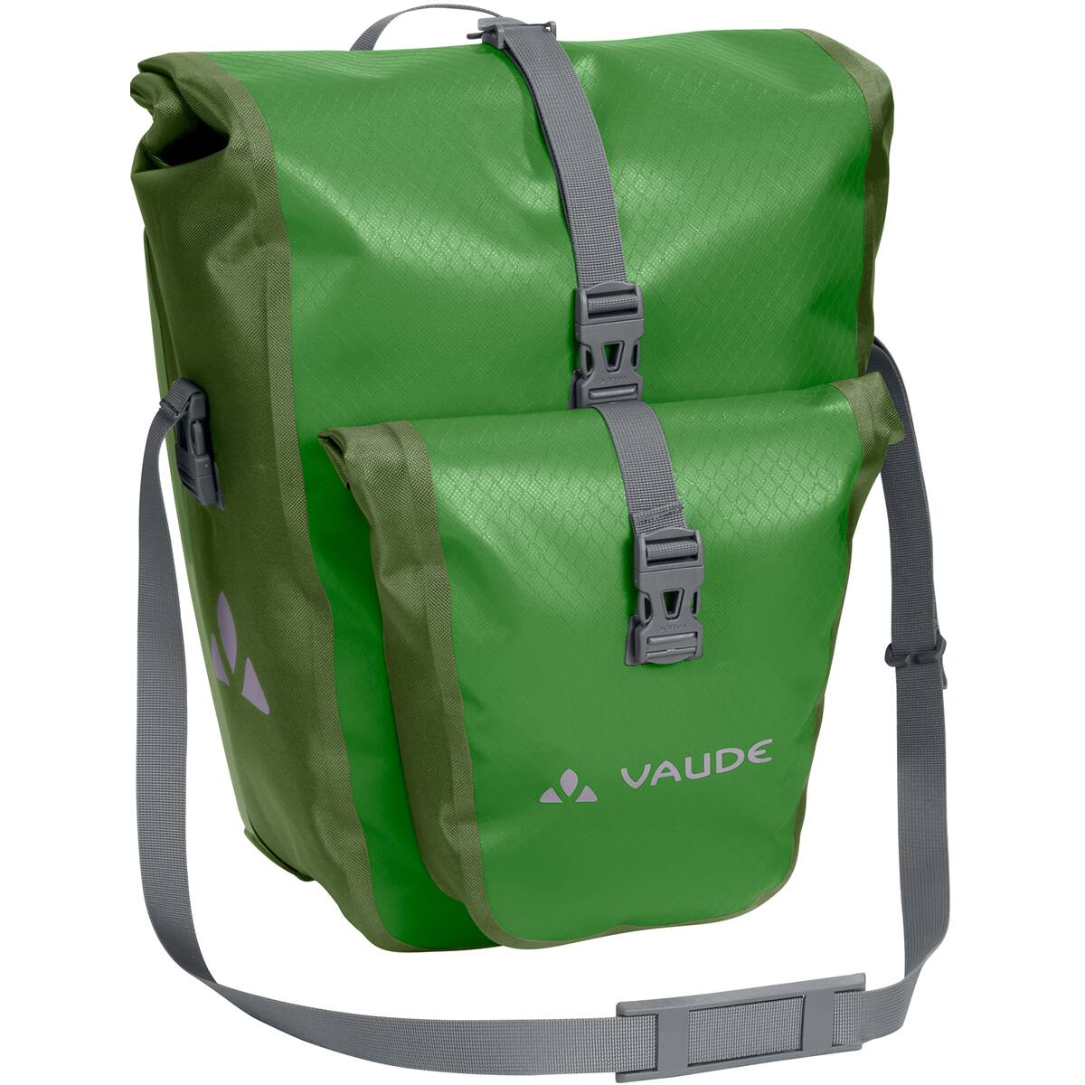 Alt View 1. VAUDE - Vaude Aqua Back Plus Rear Bike Panniers - Parrot Green - Green.