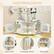 Ample Storage Space
- Spice Rack
- 2 Hanging Hooks
- Dish Rack
