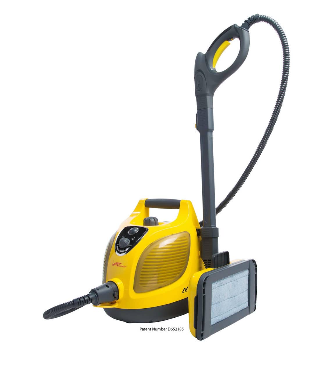EnviroCare - MR-100 Primo Steam Cleaner – Canister Steamer, 1.6 L Stainless Boiler, 1500 W, 60-Min Run Time - Yellow
