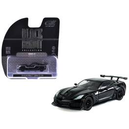 2019 Chevrolet Corvette ZR1 Black "Black Bandit" Series 31 1/64 Diecast Model Car by Greenlight