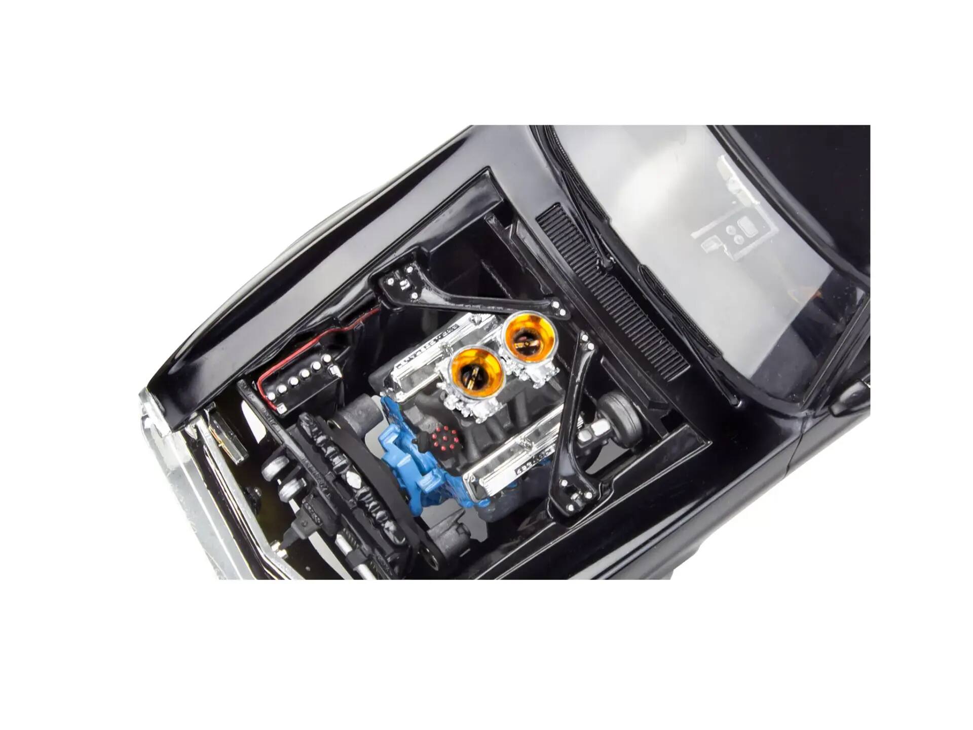 Alt View 1. Revell - Level 4 Model Kit 1970 Shelby GT-500 1/25 Scale Model by Revell - Blue.