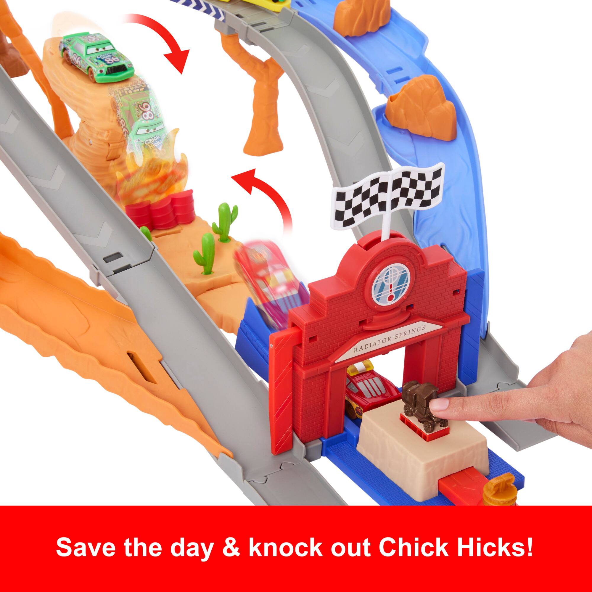 Save the day & knock out Chick Hicks!