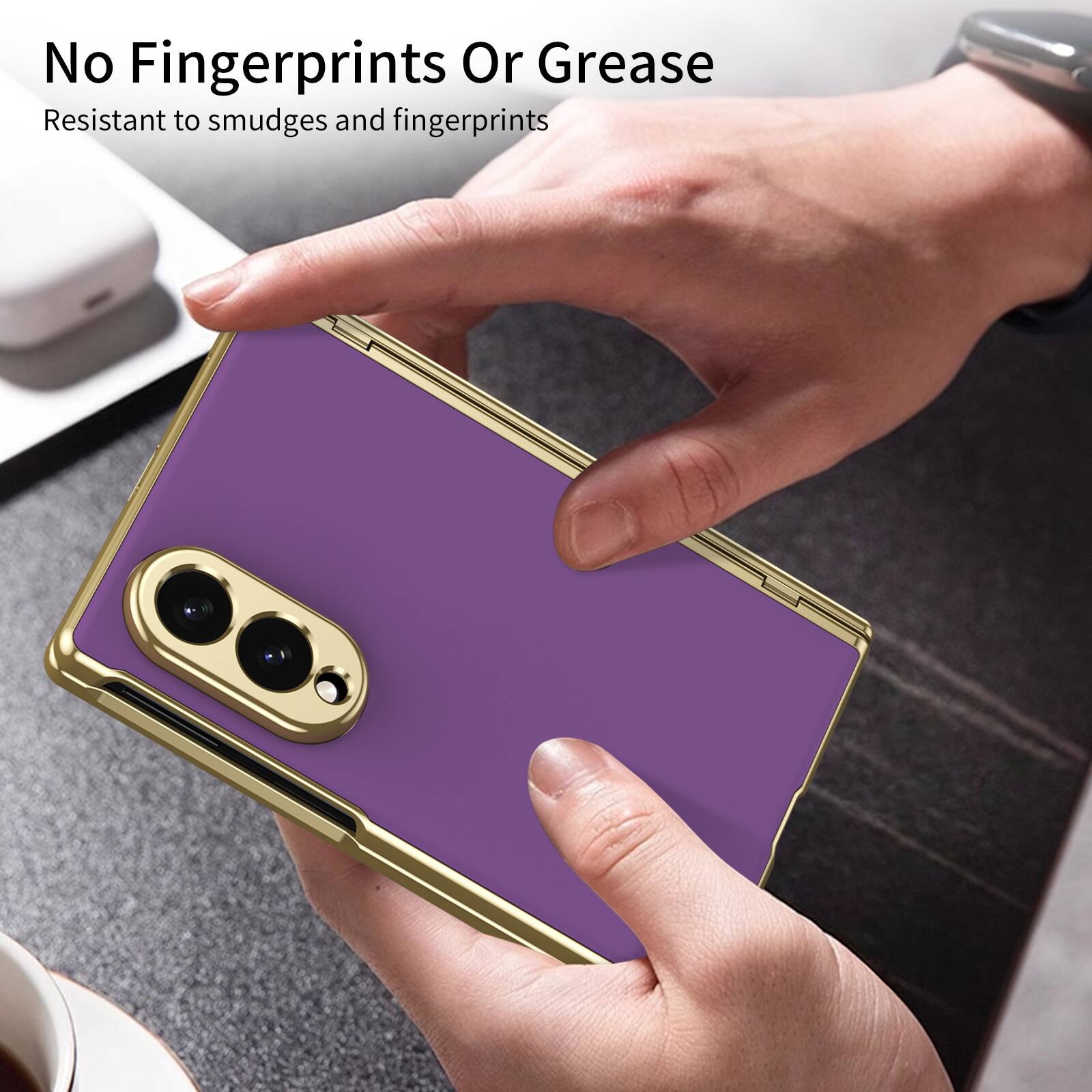 No Fingerprints Or Grease  
Resistant to smudges and fingerprints