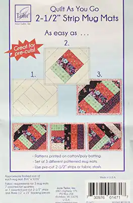 AccuQuilt - Quilt As You Go 2 1/2" Strip Mats - 3/pack