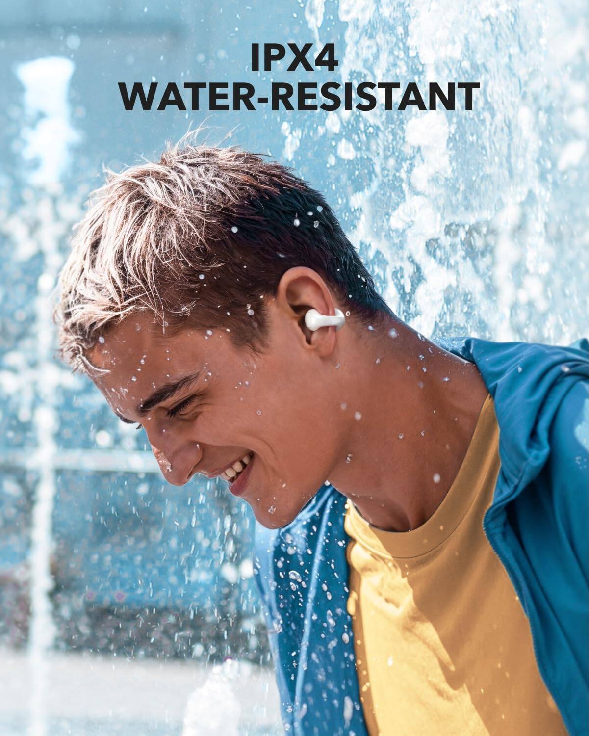 IPX4 WATER-RESISTANT
