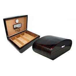 Prestige - Winston Cigar Humidor - Ebony Wood Finish
