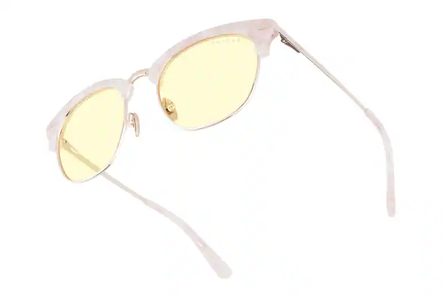 Front. GUNNAR - GUNNAR Computer Glasses - tokidoki Donutella, Pink Sprinkles, Amber Lens - Blue Light Blocking, Relieve Dry Eye - Pink Sprinkles.