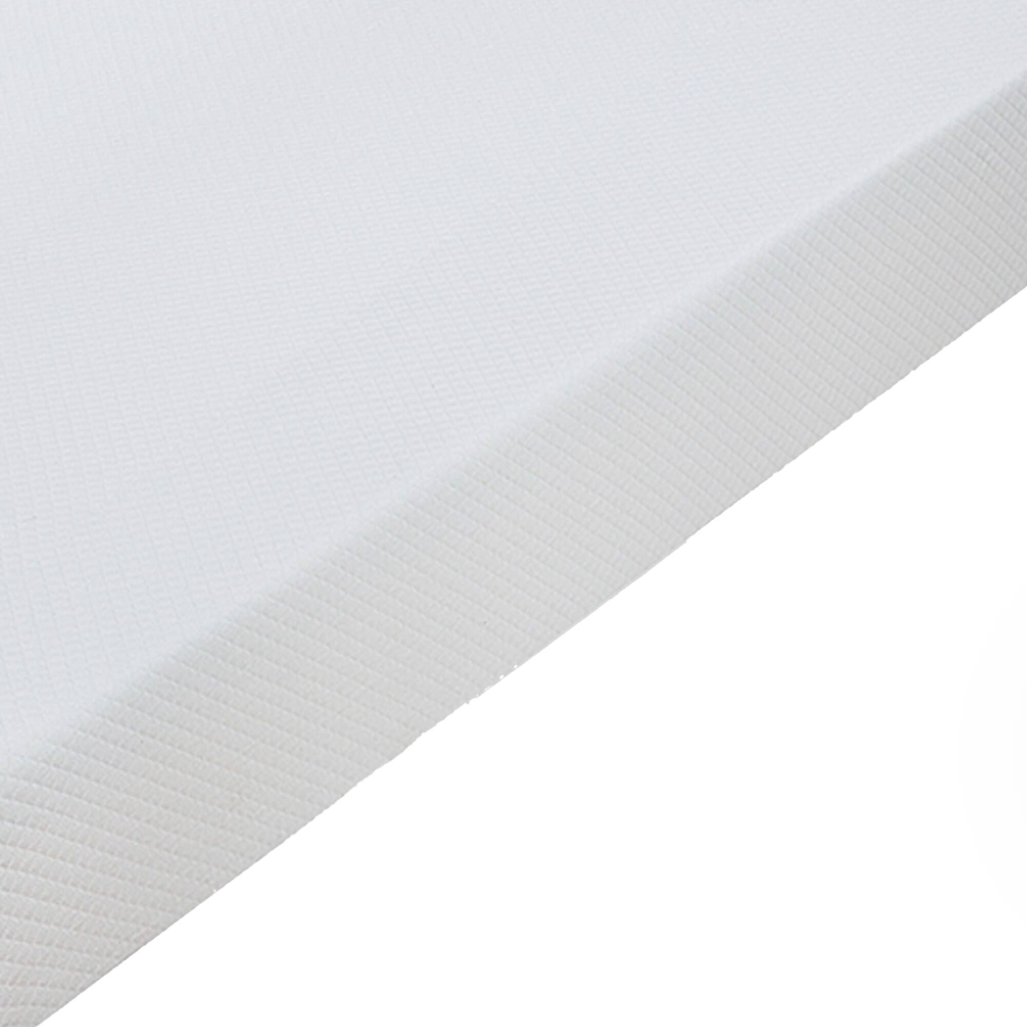 Alt View 2. Vaczon - 8" Queen Gel Memory Foam Mattress with Non-Slip Zippered Bottom Cover, Roll-In-a-Box - White.