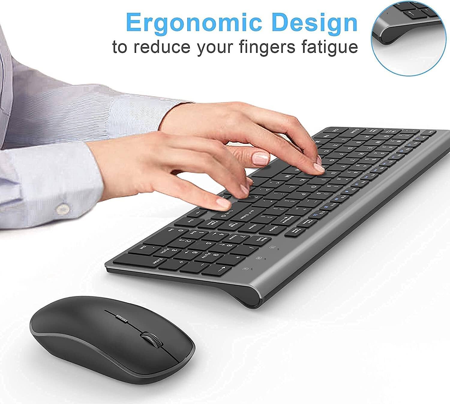 Ergonomic Design to reduce your fingers fatigue