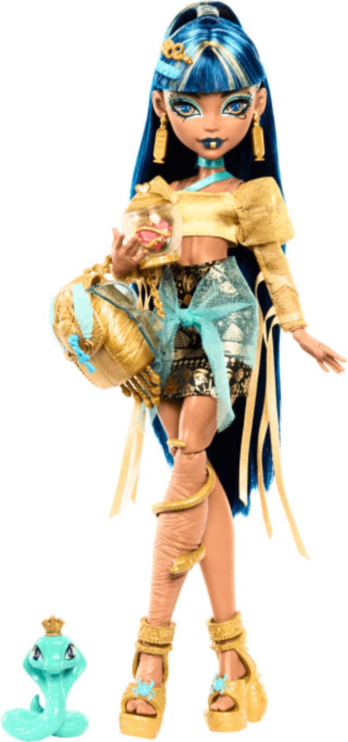 Monster High Cleo De Nile Fashion Doll with Pet - COLLECTABLES - Mattel