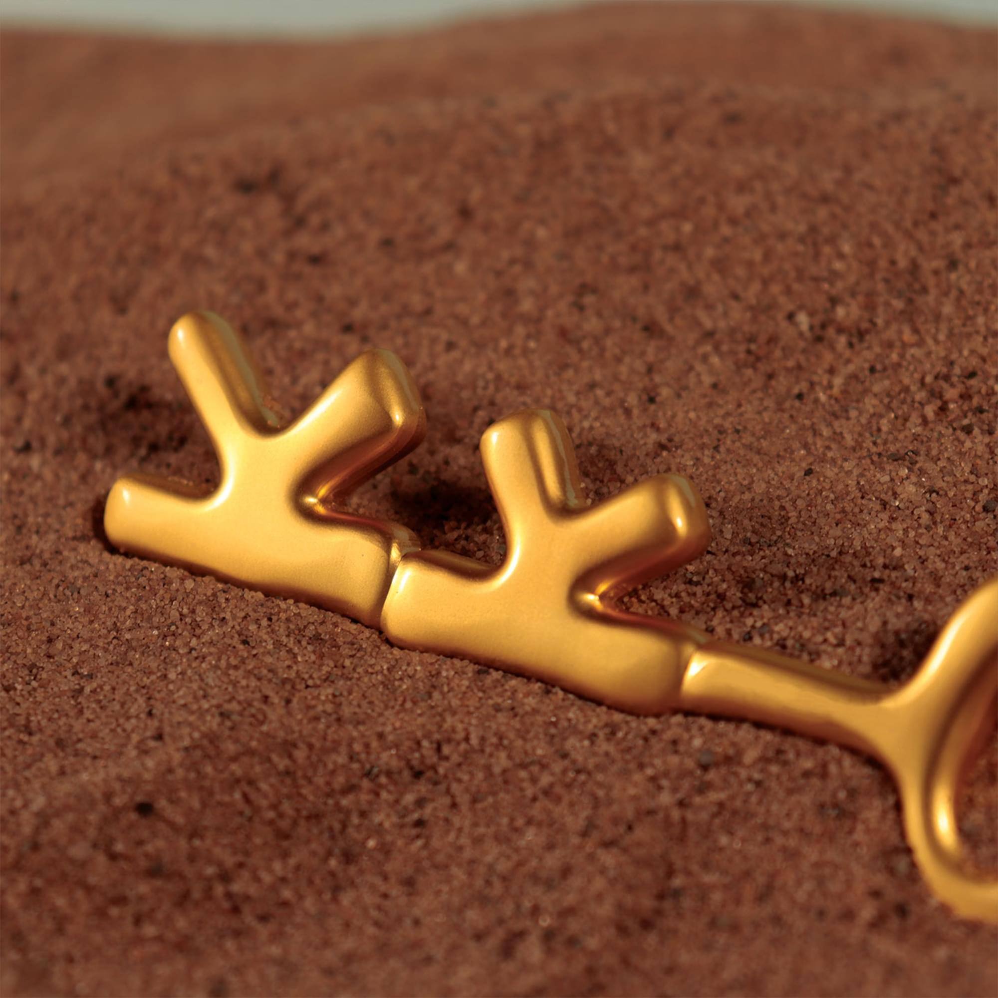 Alt View 4. Nickelodeon - SpongeBob SquarePants 24k Gold Plated Krusty Krab Key Replica - Gold.