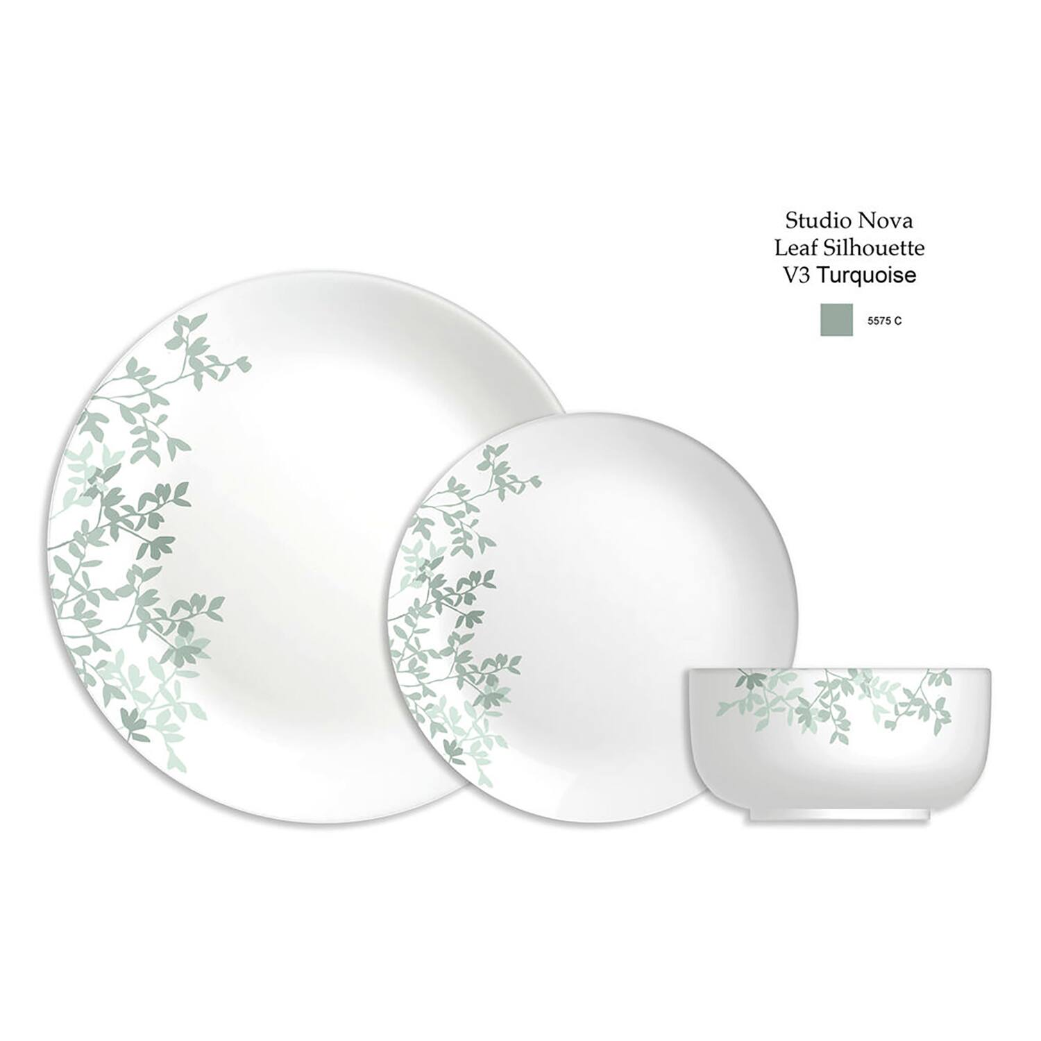 Studio Nova  
Leaf Silhouette  
V3 Turquoise  
5575 C