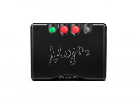 Front. Chord - MOJO 2 Portable DAC Headphone Amplifier - Black.