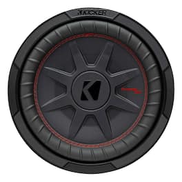KICKER - 48CWRT102 CompRT 10" 2-Ohm DVC Subwoofer - Black