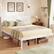 Front. Gymax - Gymax Full Size Bed Frame Farmhouse Wooden Platform Bed w/Headboard Under-Bed Storage - White.