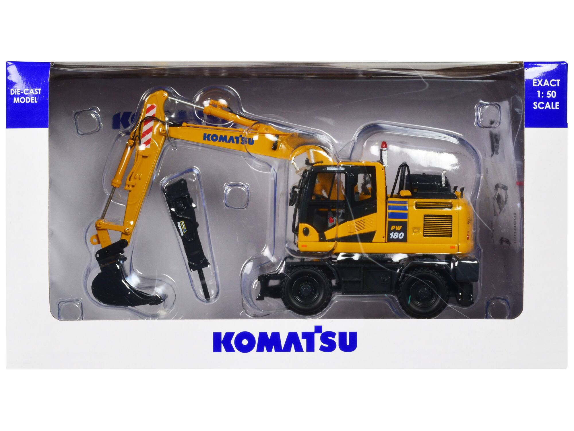 DIE-CAST MODEL  
KOMATSU  
EXACT 1:50 SCALE  
PW 180  
Instruct  
KOMATSU