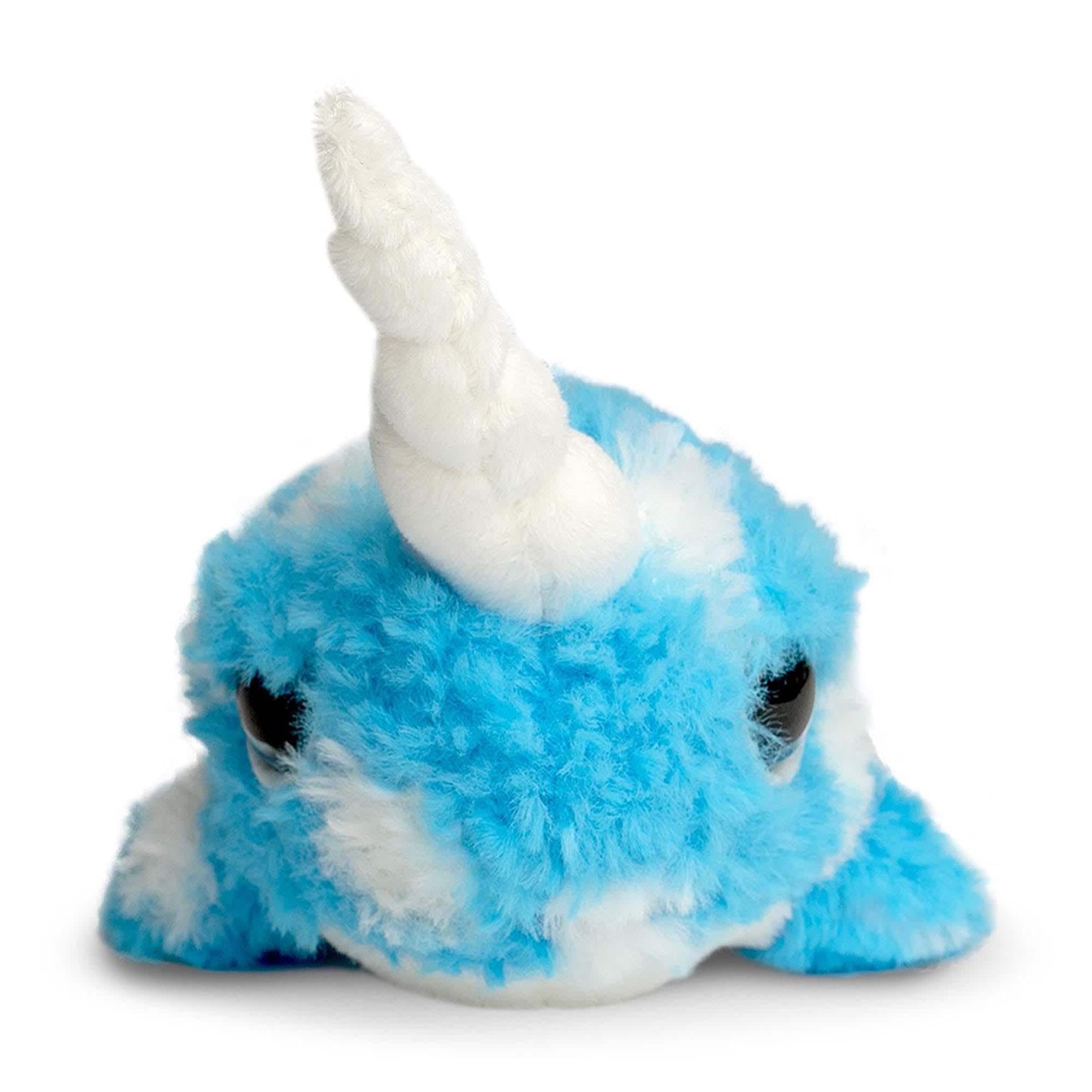 Kellytoy - Cute & Cuddly Narwhal 6 Inch Plush - Blue