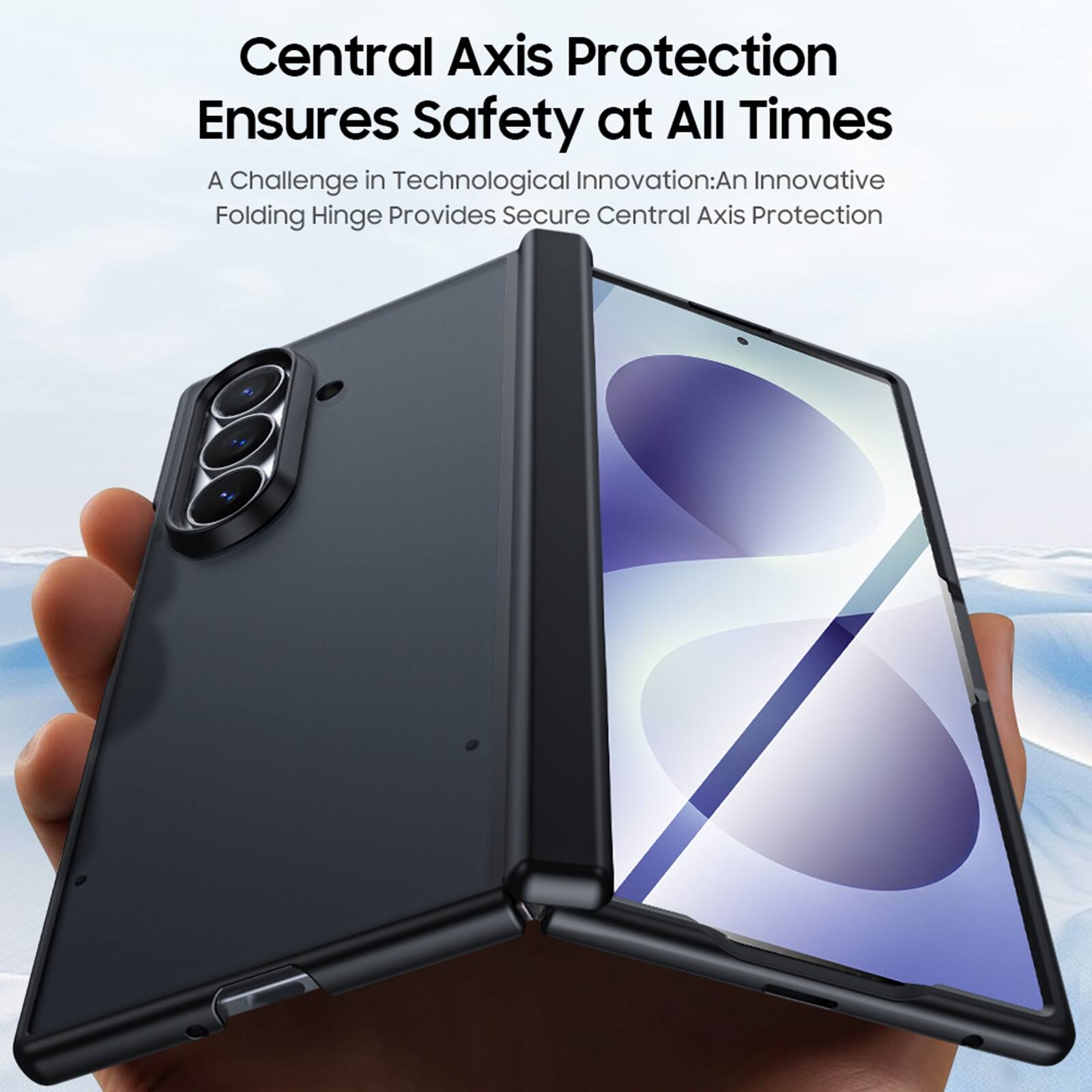 Central Axis Protection Ensures Safety at All Times  
A Challenge in Technological Innovation: An Innovative Folding Hinge Provides Secure Central Axis Protection