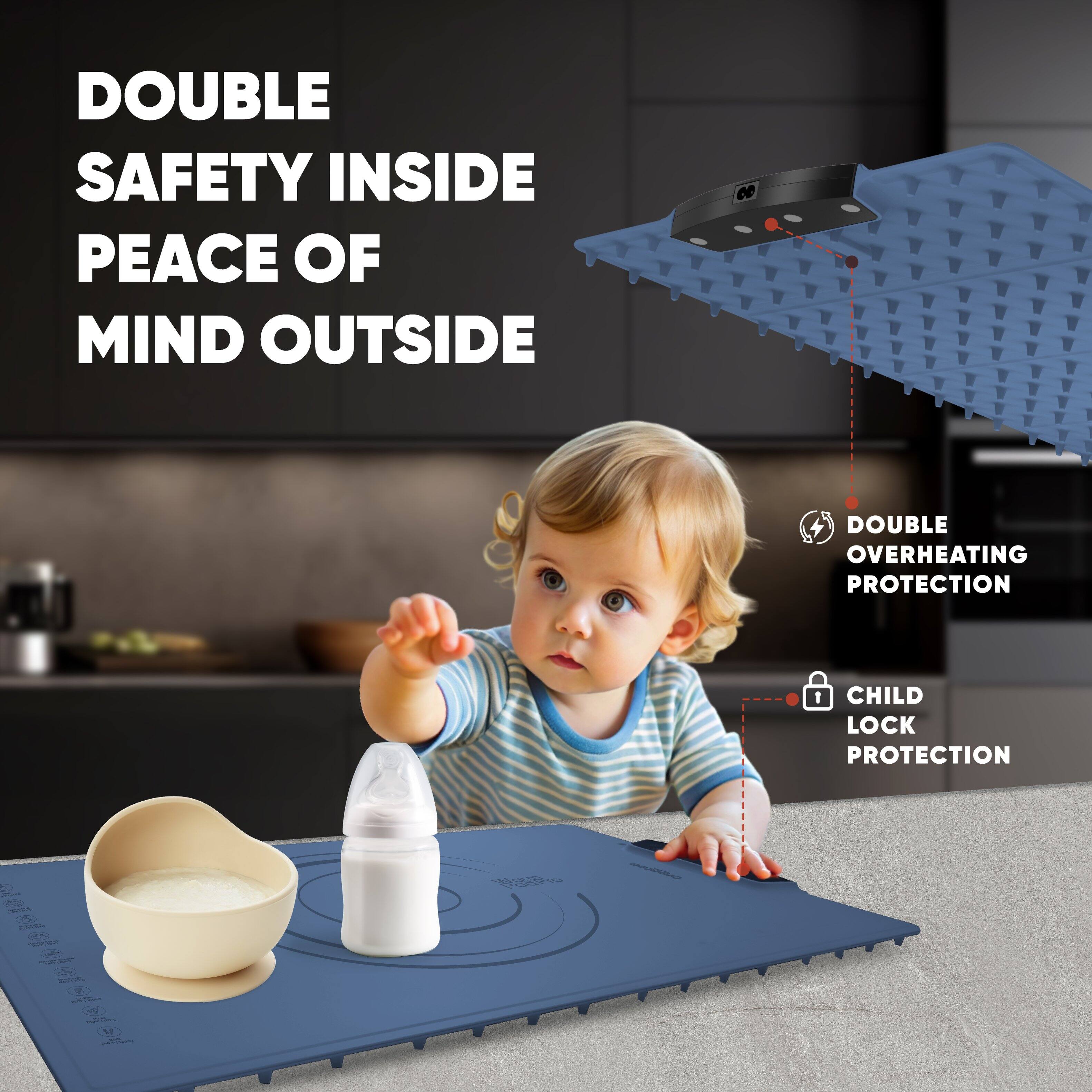DOUBLE SAFETY INSIDE PEACE OF MIND OUTSIDE

- DOUBLE OVERHEATING PROTECTION
- CHILD LOCK PROTECTION