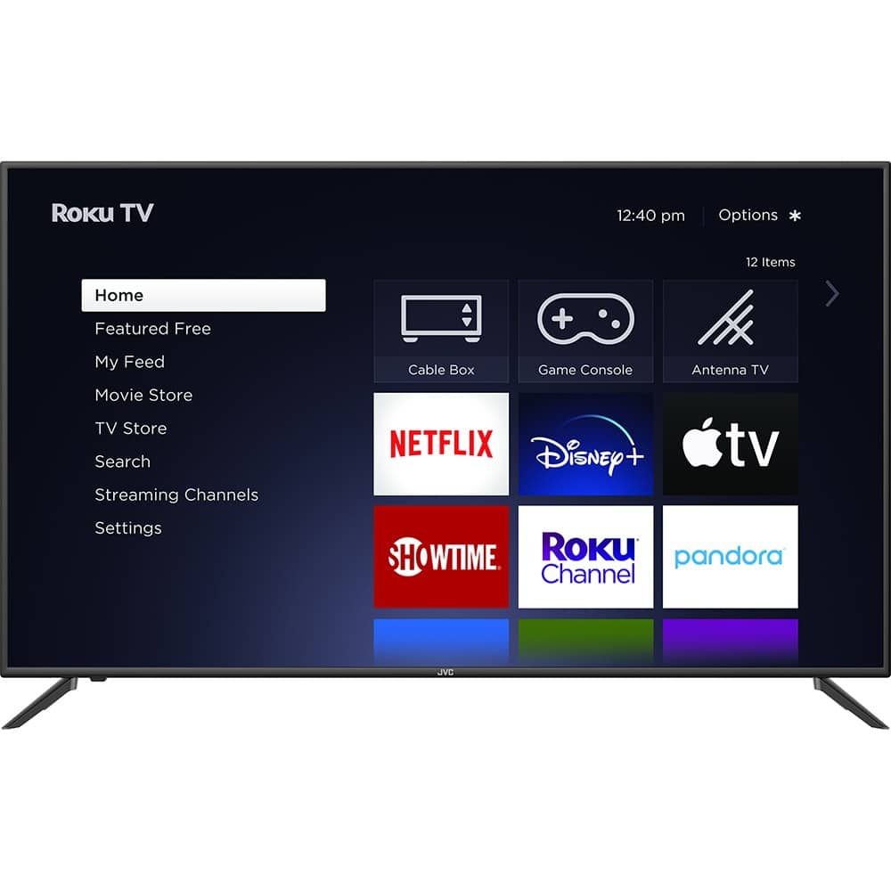 JVC - 58" Class 4K HDR UHD Smart Roku TV