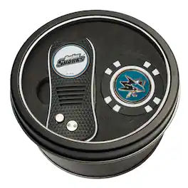 Team Golf - San Jose Sharks Switch Chip Golf Tin Set - Multicolor