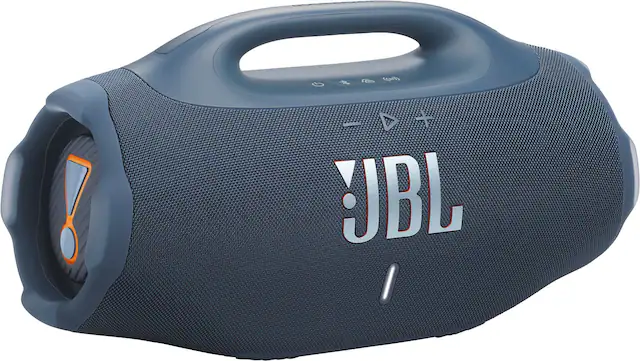 Front. JBL - Boombox 4 portable waterproof speaker - 2025 - Blue.