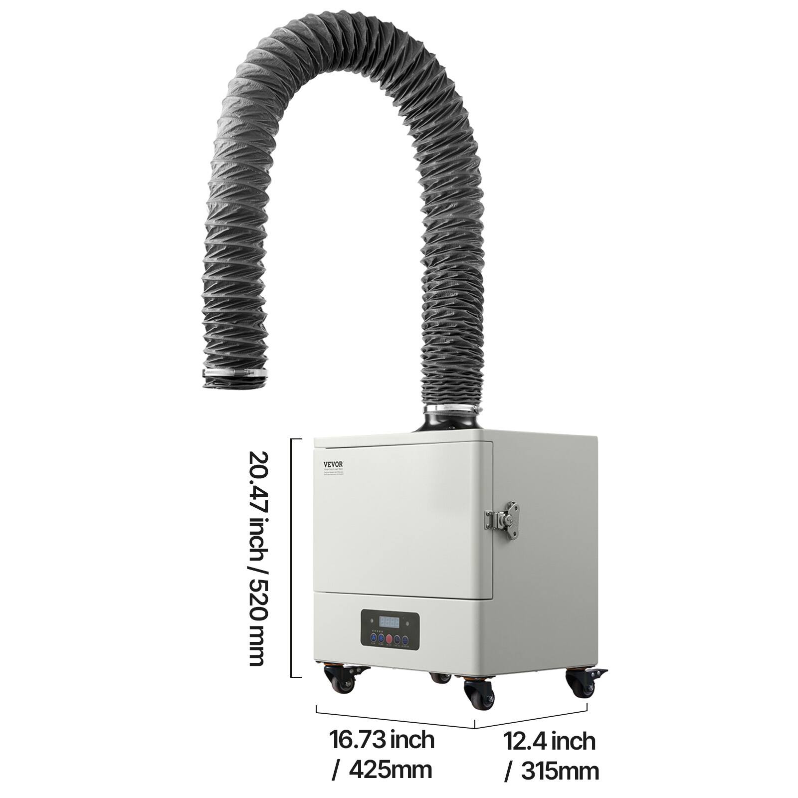 20.47 inch / 520 mm  
16.73 inch / 425 mm  
12.4 inch / 315 mm
