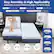 Easy Assembly & High Applicability Applicable to Most Mattresses.Adjust to Better Sleep
Twin XL 37" x 79" x 15"
Full 54" x 74" x 15"
Queen 59" x 79" x 15"
Twin XL Bed Base Size 39"x 80"
Split King Bed Base Size 2 x Twin XL
1. Unbox Frame
2. Secure Legs
3. Add Mattress
4. Plug In
MEMORY LATEX HYBRID GEL FOAM