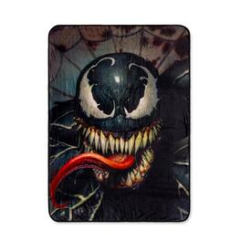 Surreal Entertainment - Marvel Venom Fleece Throw Blanket | 45 x 60 Inches - Multi-Colored