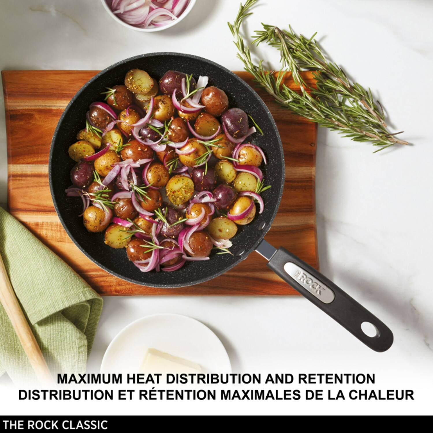 MAXIMUM HEAT DISTRIBUTION AND RETENTION  
DISTRIBUTION ET RÉTENTION MAXIMALES DE LA CHALEUR  

THE ROCK CLASSIC