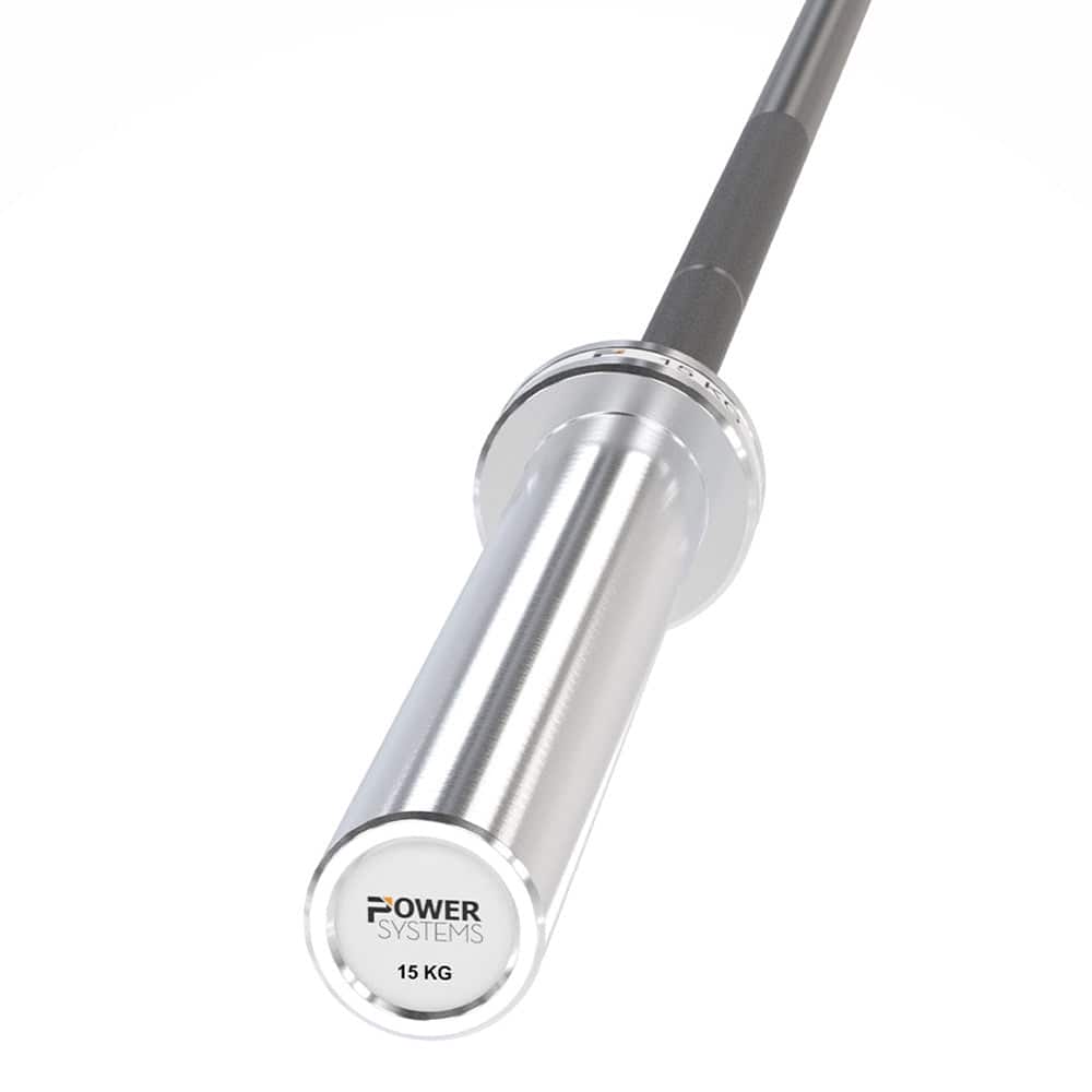 Power Systems - 15kg Women’s Hybrid Olympic Barbell - 79'' Black Zinc and Stainless Steel Weight Bar - Silver price history on PriceWatchPro