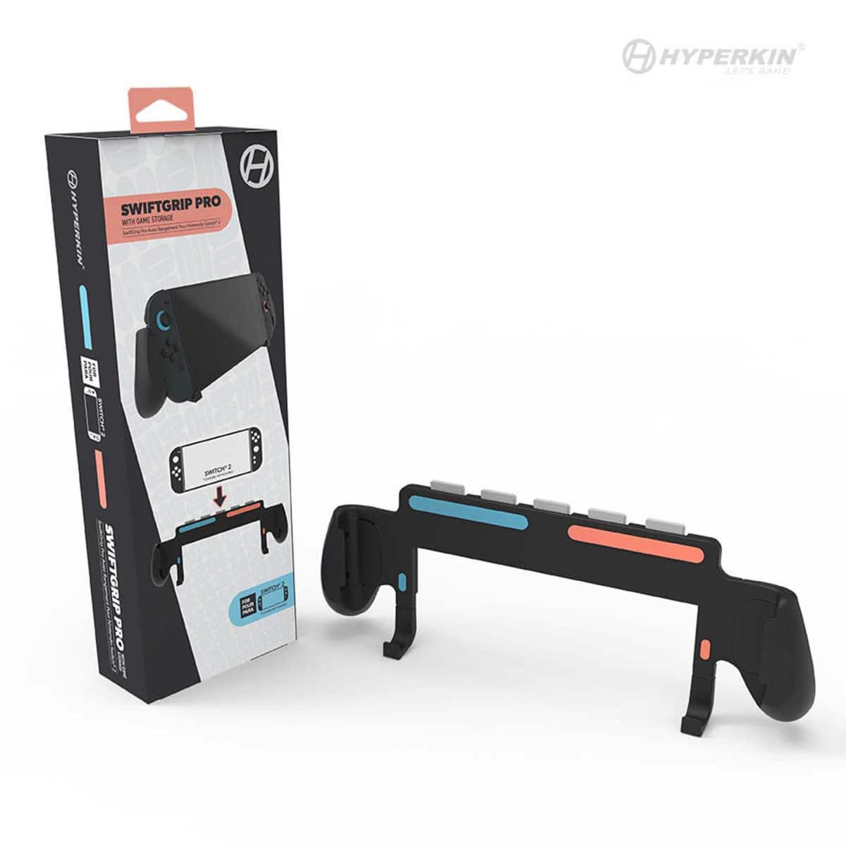 Hyperkin - SwiftGrip Pro with Game Storage - For: Nintendo Switch 2