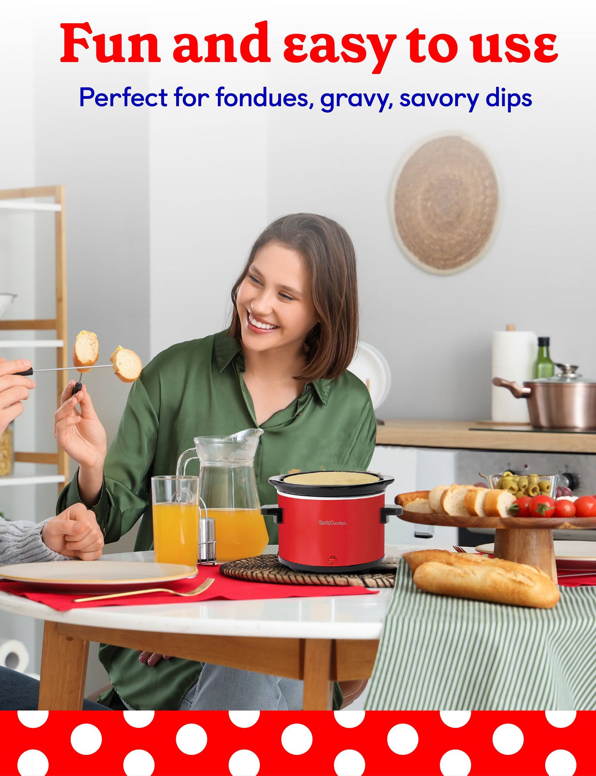 Fun and easy to use  
Perfect for fondue, gravy, savory dips