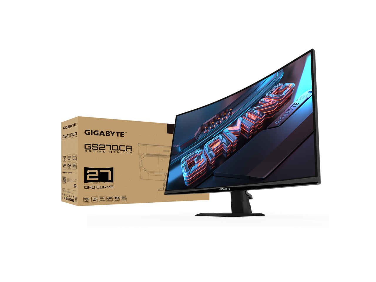 GIGABYTE GS270CA GAMING MONITOR  
27" QHD CURVE