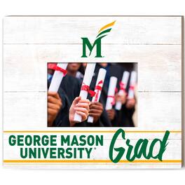 Jardine - George Mason Patriots 13.5" x 11.5" Grad Frame - White