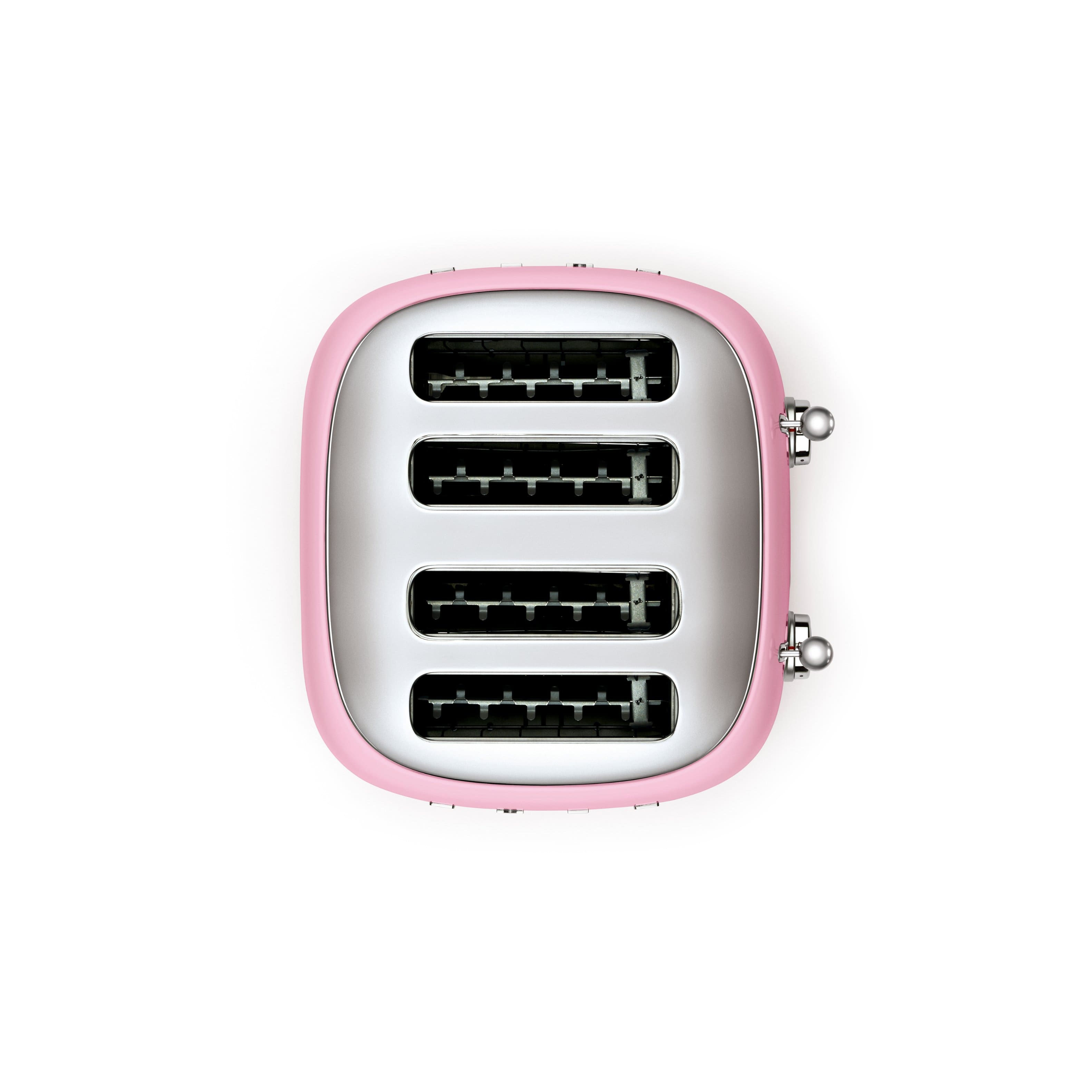 Accessories. SMEG - SMEG TSF03 4-Slice Wide-Slot Toaster - Pink.