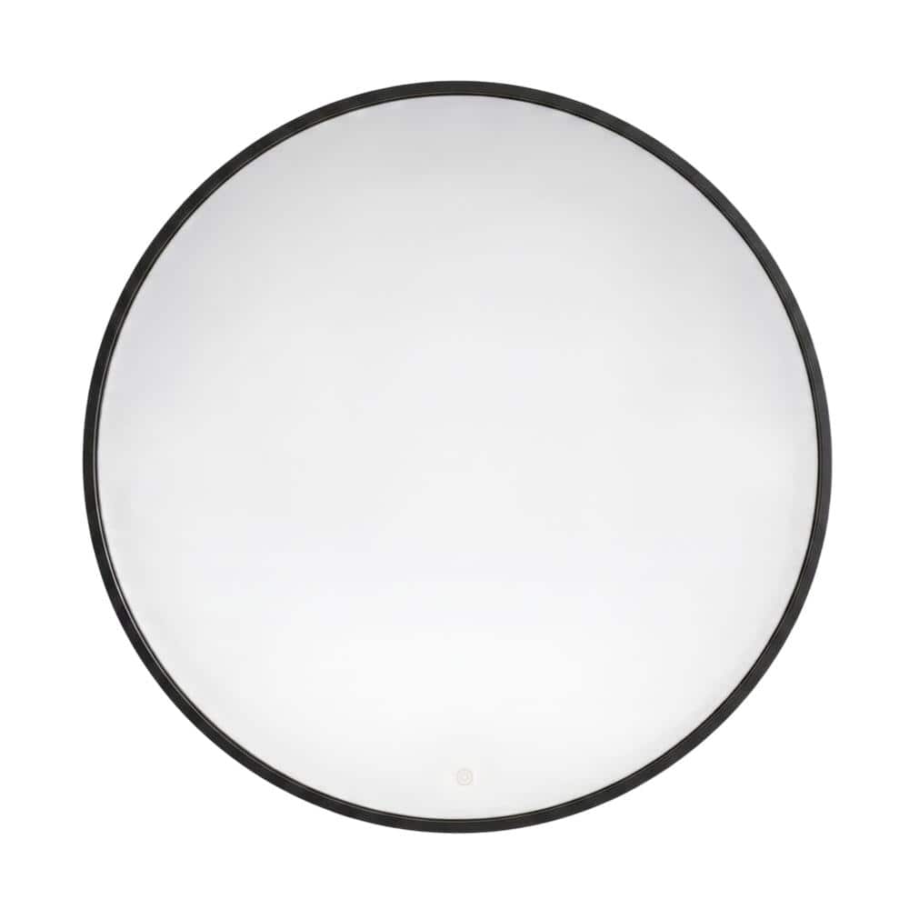 Elegant Decor - Pier 42 inch LED mirror with adjustable color temperature - Black price history on PriceWatchPro