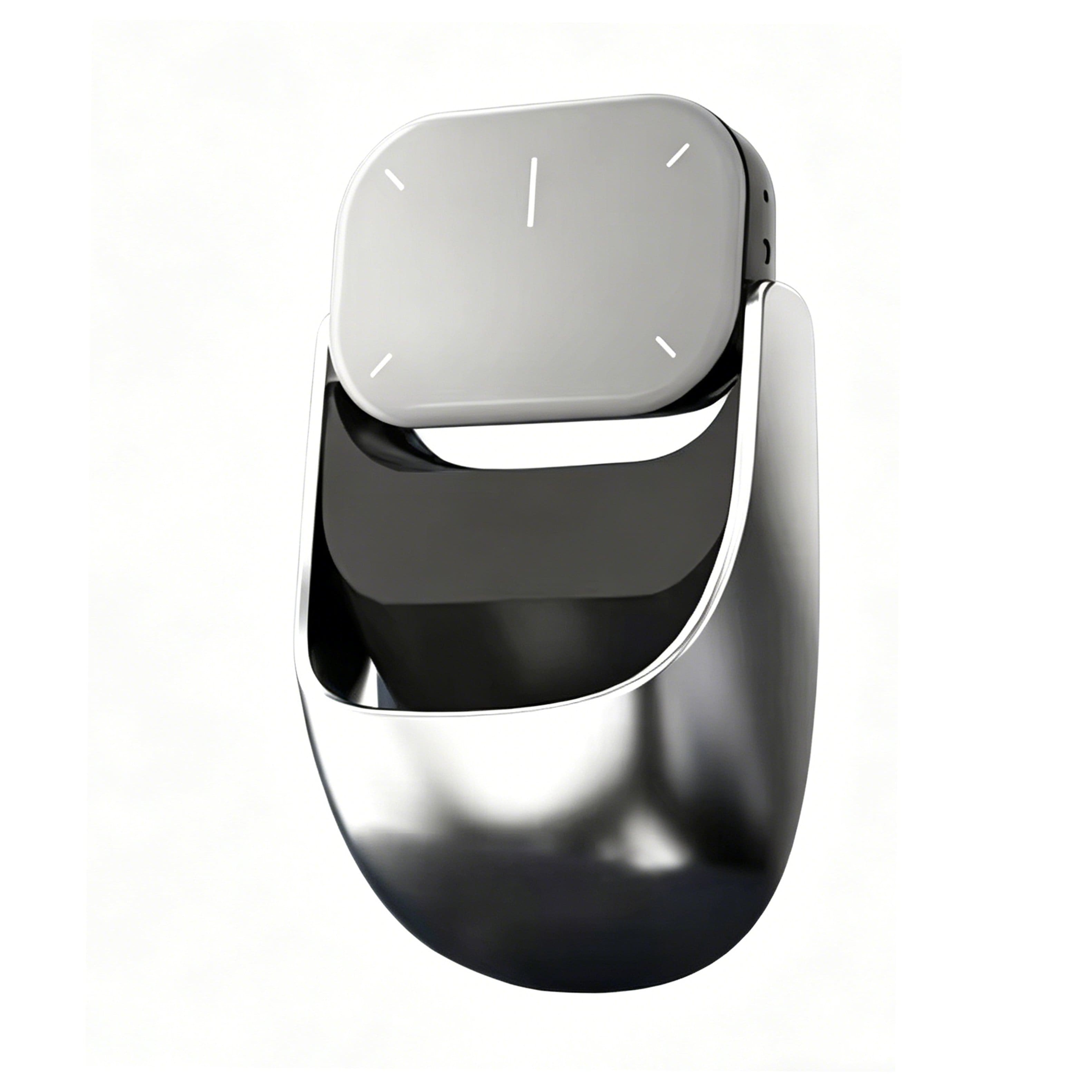 PRIMEPLUS - Wireless Controll ChatGpt Detachable Air Mouse Wireless Touchpad All-in-one Pocket AI Recording Enabled Mouse Office - Wireless - Silver